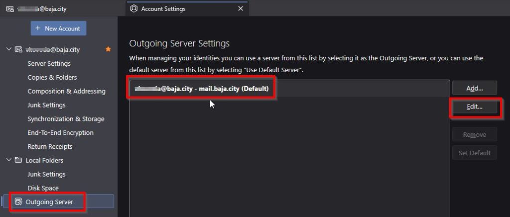 Thunderbird automatikus beállítás felismerése